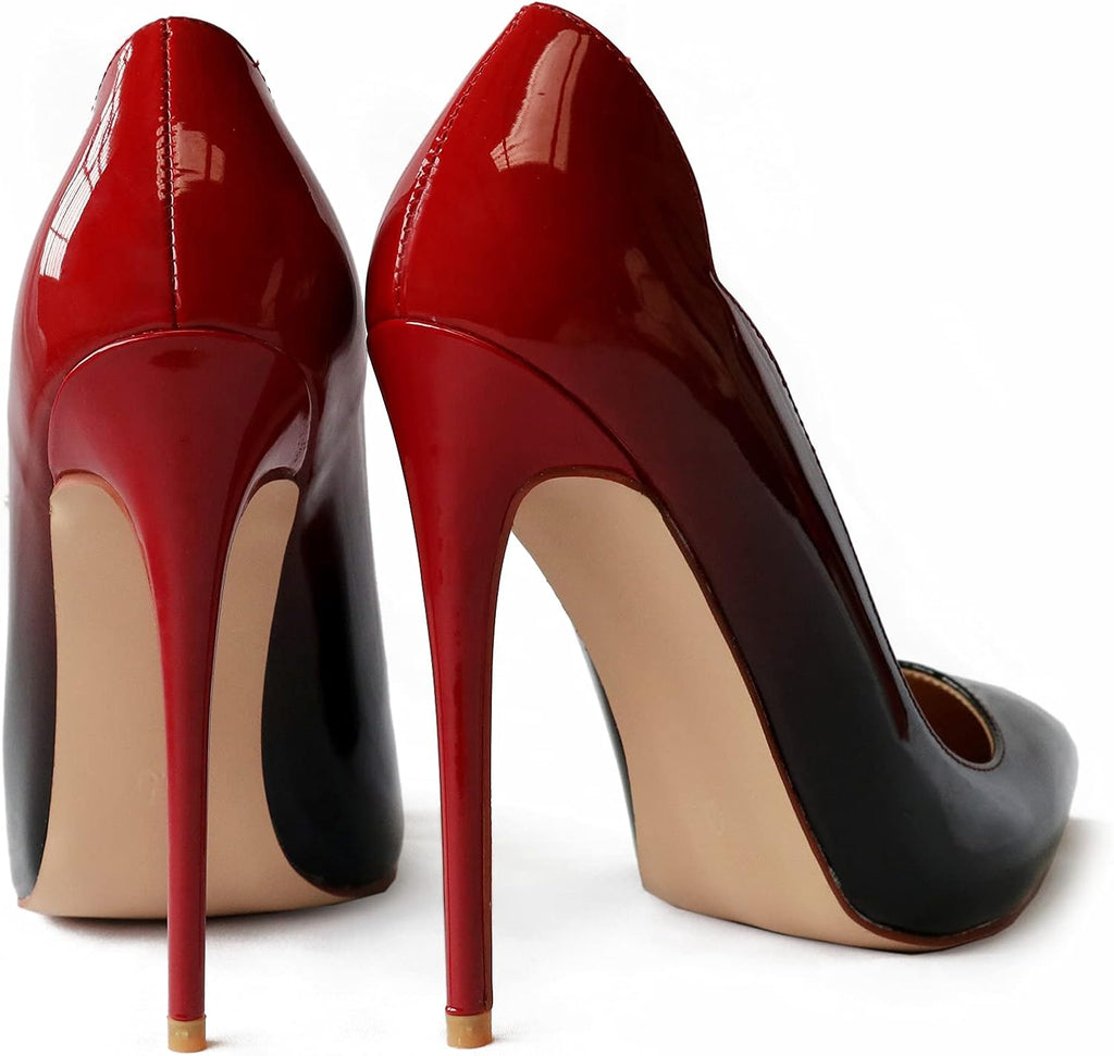 High Heels for Women, 4.72 Inch/12Cm Pointed Toe Dress Shoes Stiletto Heels Evening Party Pumps